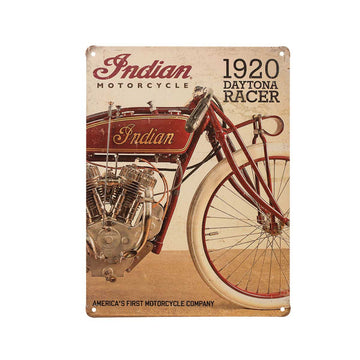 Indian 1920 Daytona Racer Sign - Saltire Motorcycles