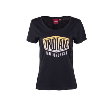 Indian Ladies Gradient Logo T-Shirt - Saltire Motorcycles