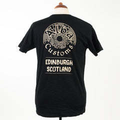 Alba Customs/Indian Motorcycle Script T-Shirt - Saltire Motorcycles