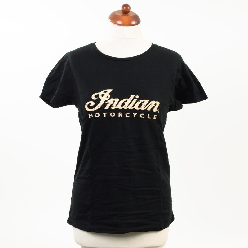 Alba Customs X Indian Motorcycle Ladies Script T-Shirt - Saltire Motorcycles