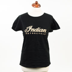 Alba Customs X Indian Motorcycle Ladies Script T-Shirt - Saltire Motorcycles